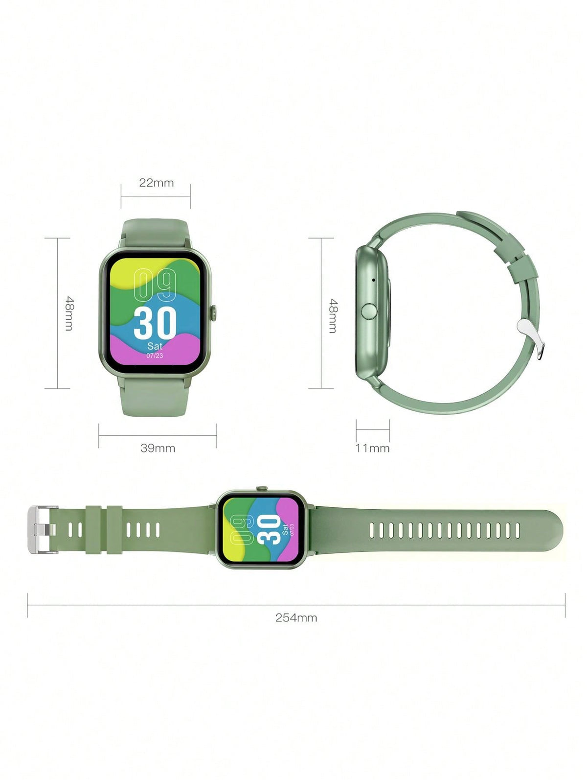 D8 Women's Smartwatch, 1.83" Touchscreen, Waterproof, 100+ Sports Modes
