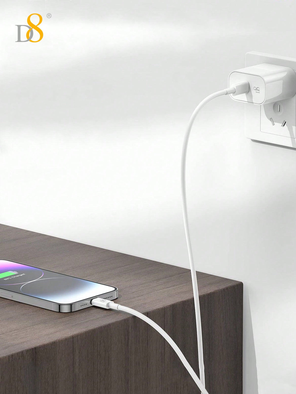 Dynamic8 3-Pack Apple MFi Certified USB-C to Lightning Cable - 20W PD Fast Charge