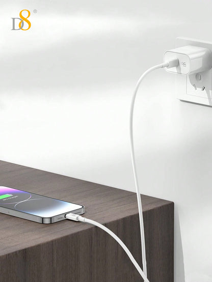 Dynamic8 3-Pack Apple MFi Certified USB-C to Lightning Cable - 20W PD Fast Charge