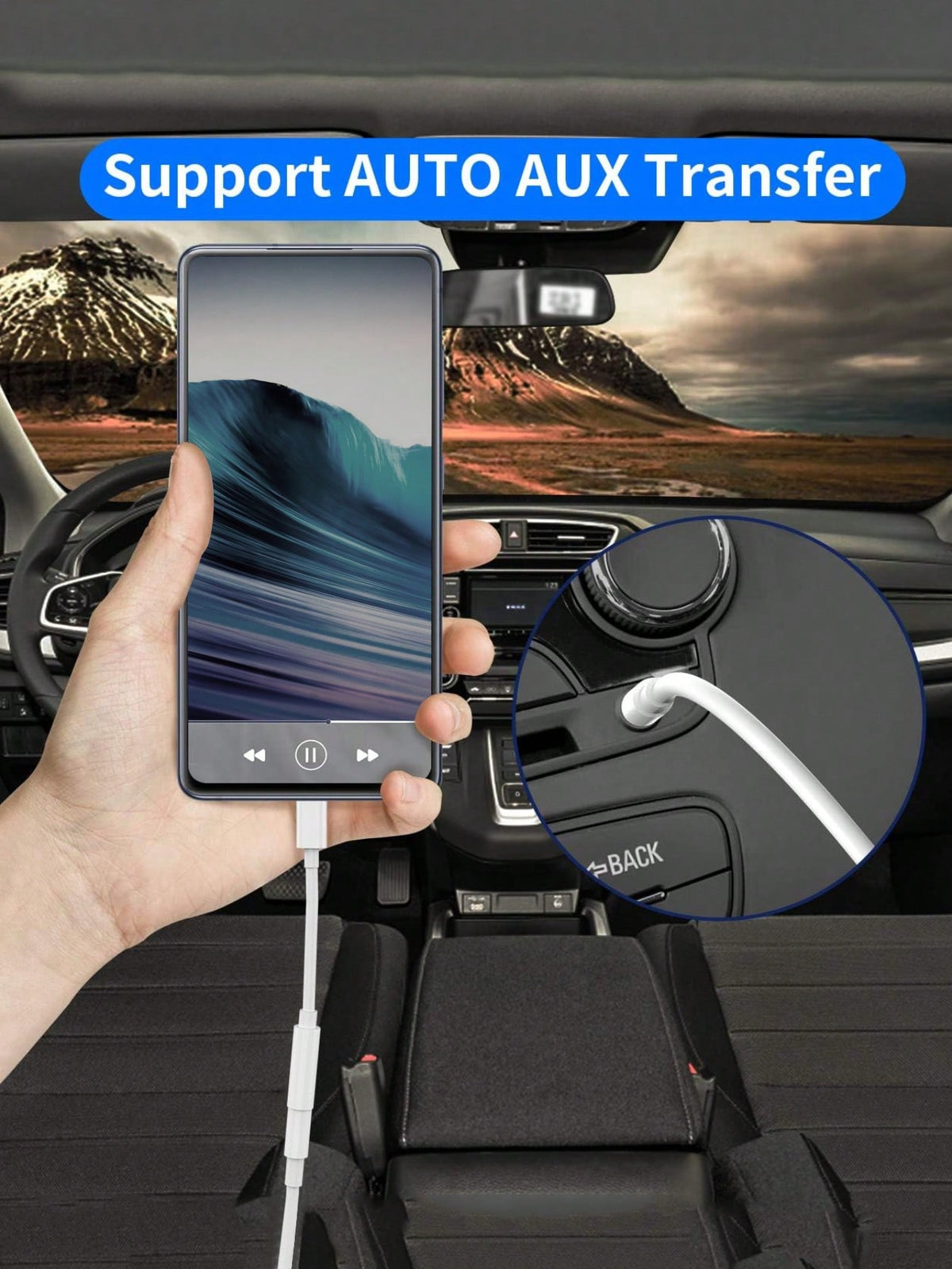 D8 USB-C to 3.5mm Audio Adapter – DAC Stereo + Mic Dongle for iPhone 16, Galaxy S23, iPad Pro