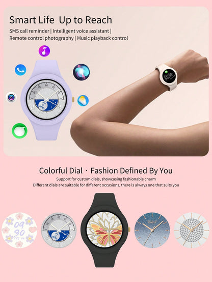 D8 Smart Watch – Heart Rate & Sleep Tracker, IP67 Waterproof, Full Touch, Activity Tracker for Android & iOS