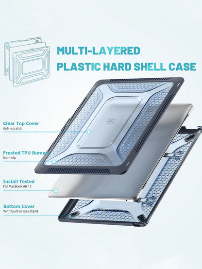 D8 PC+TPU MacBook Case for MacBook Air – Shockproof, Scratch Resistant, Lightweight