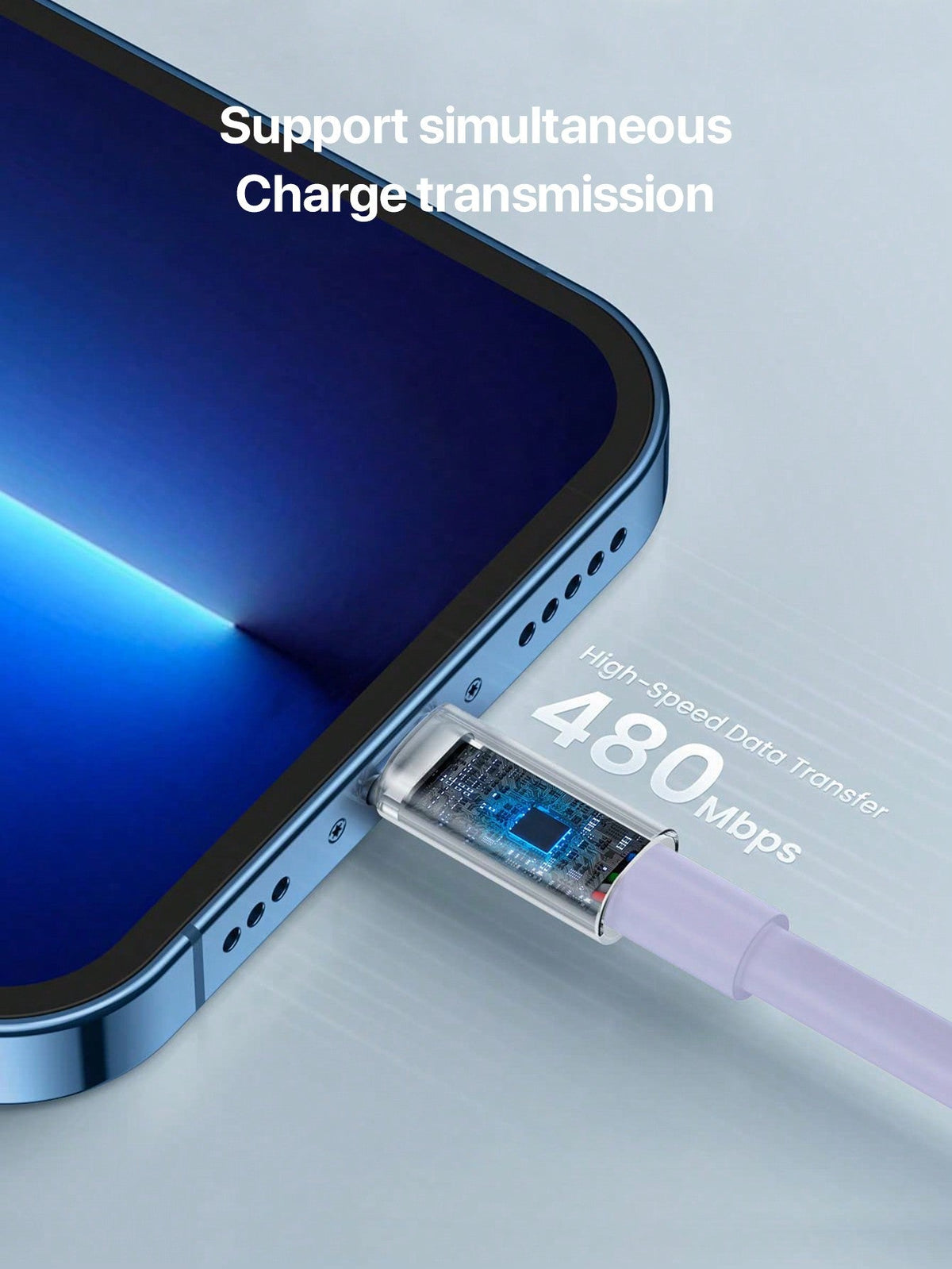 D8 iPhone Charger Cable MFi Certified USB-A to Lightning Fast Charging Multiple Lengths