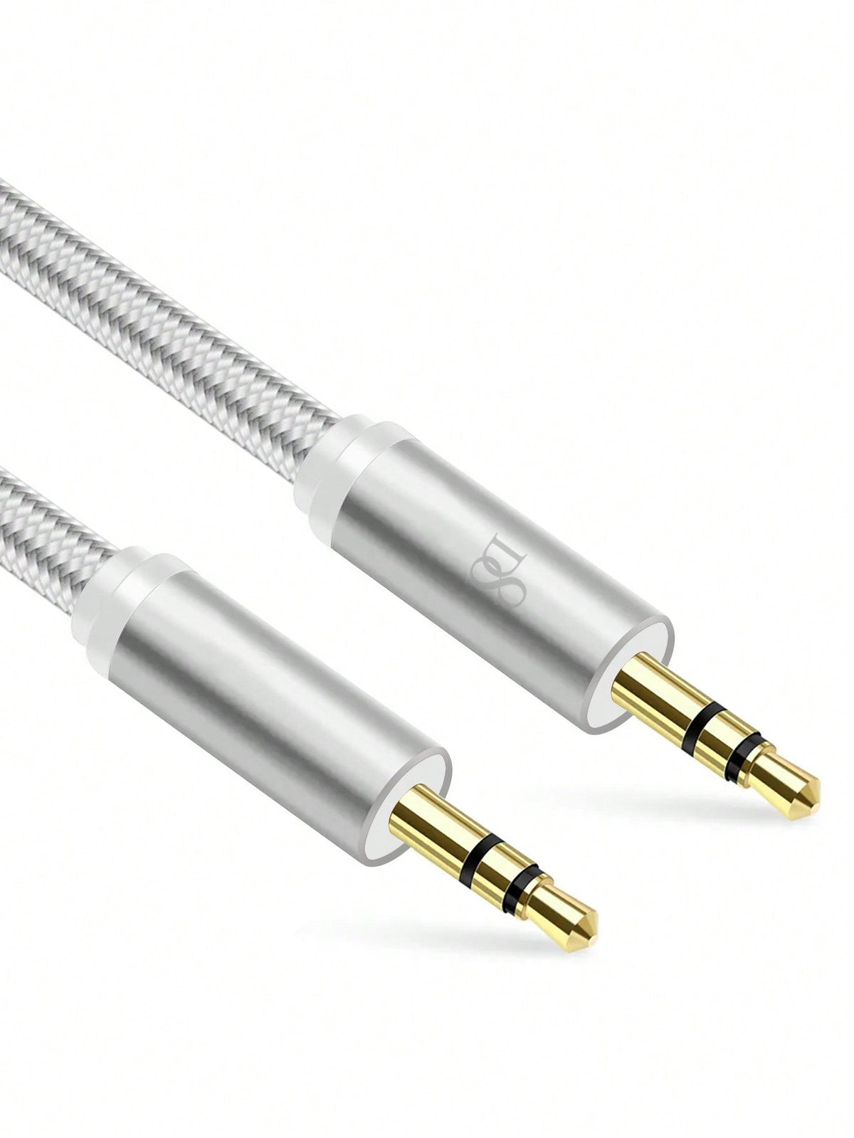 D8 1M Auxiliary Cable – Male to Male 3.5mm Audio Cable for Car, Headphones, Speakers