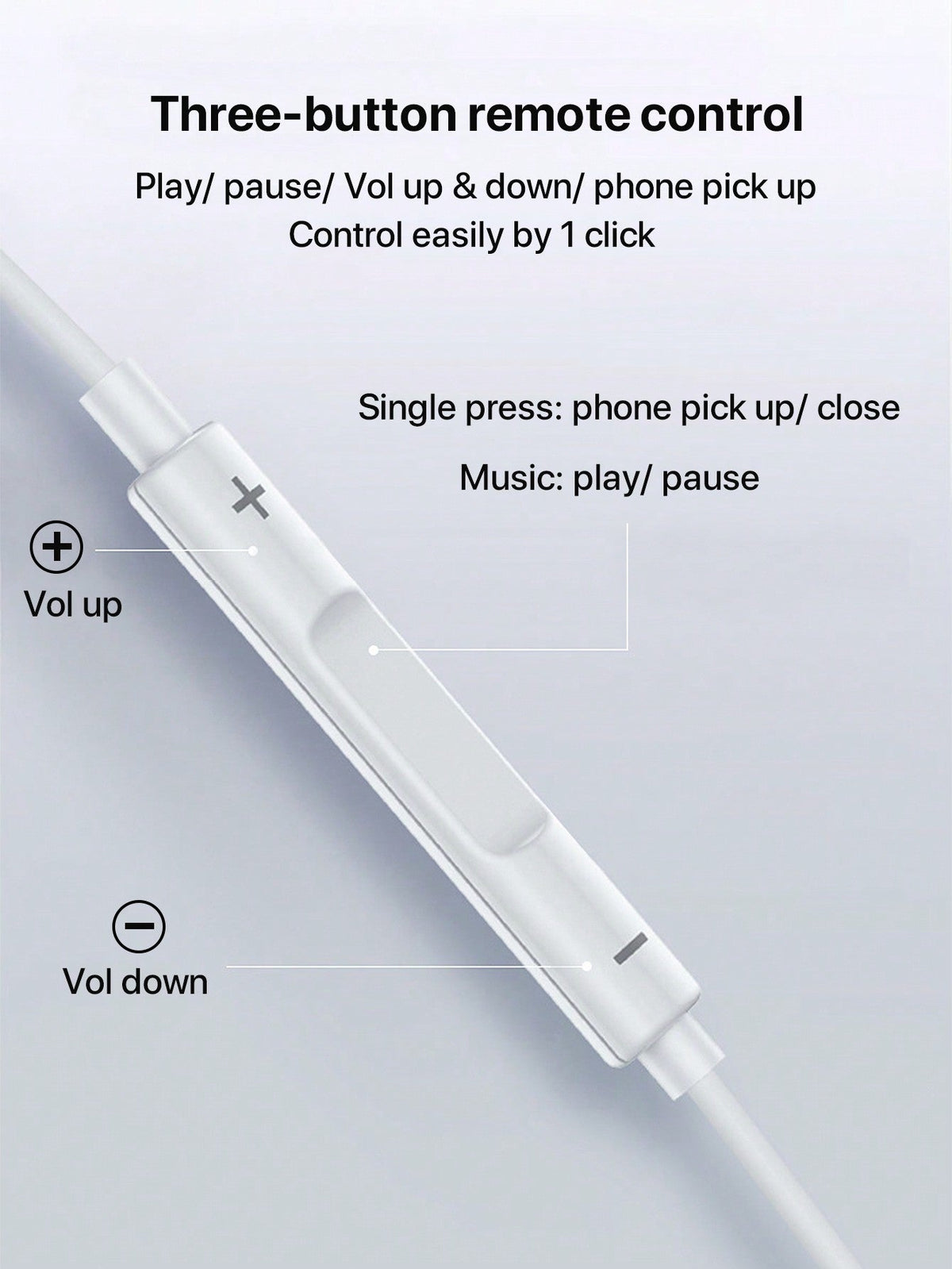 D8 USB-C Earbuds [2-Pack], In-Ear Headphones, Mic & Volume for iPhone/Samsung