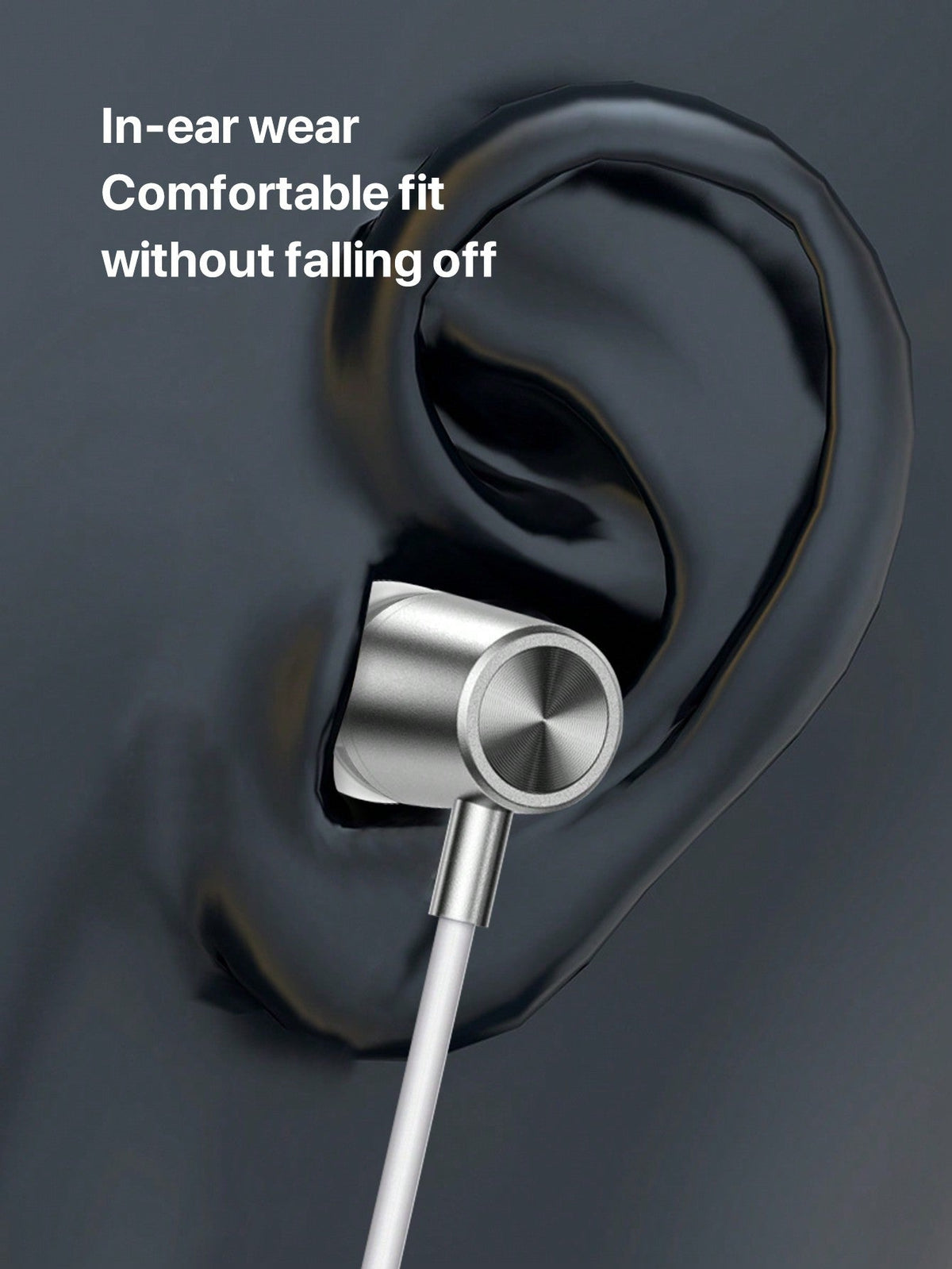 D8 USB-C Earbuds [2-Pack], In-Ear Headphones, Mic & Volume for iPhone/Samsung