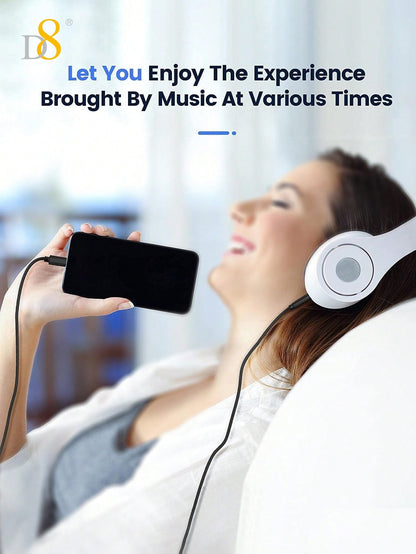 D8 iPhone AUX Cord – Lightning to 3.5mm Audio Cable Headphone Adapter
