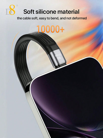 D8 USB C 3.1 Gen 2 Cable (13CM) – 10Gbps Data Transfer, 60W PD Fast Charging, 4K Video Output