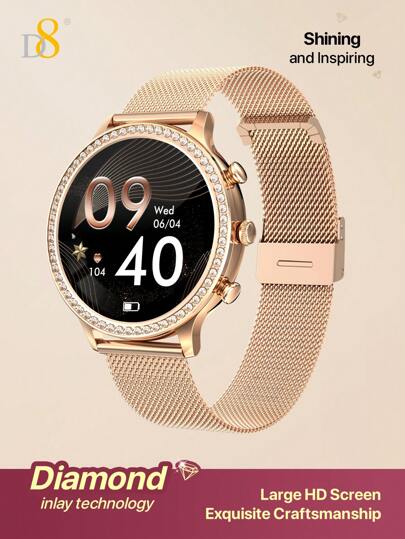 Dynamic8 Smart Watch – Women’s IP68 Waterproof Call Function