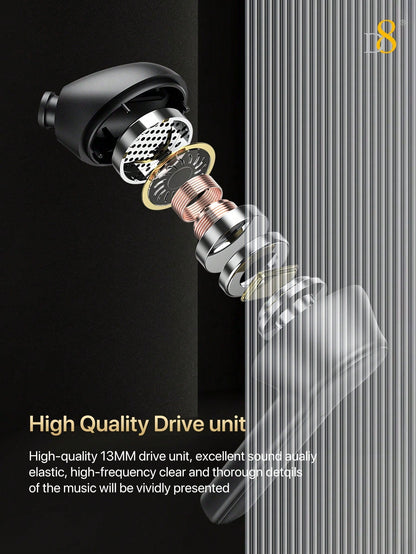 D8 Wireless Earbuds, LCD Touch, ANC & Transparency, BT 5.3, 40H Playtime