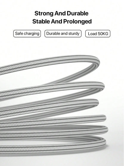 D8 Lightning Fast Charging Data Cable – High-Speed Charger for iPhone, iPad, and More