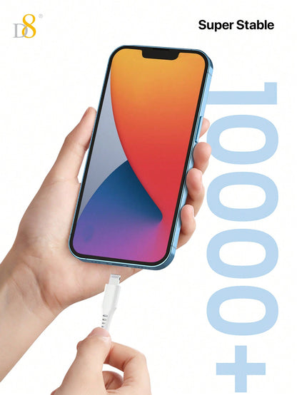 D8 USB-C to Lightning Charger Cable 1.2M – MFi Certified, 2.4A Fast Charging