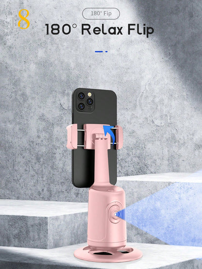 D8 AI Auto Face Tracking Phone Gimbal – Gesture Recognition, 360° Horizontal & Vertical Shooting