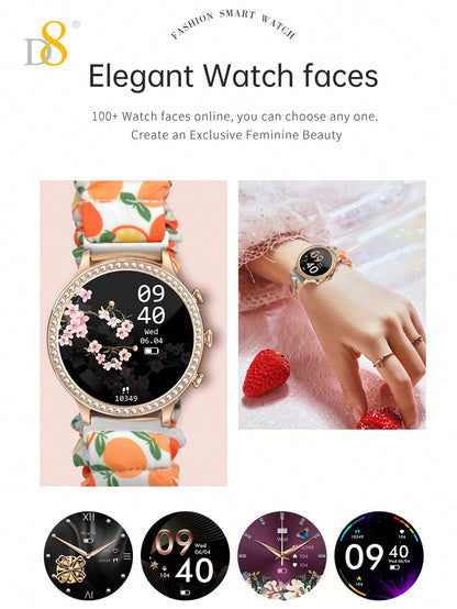Dynamic8 Smart Watch – Women’s IP68 Waterproof Call Function