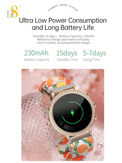 Dynamic8 Smart Watch – Women’s IP68 Waterproof Call Function