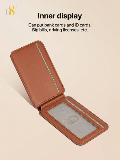 D8 Magnetic Wallet Stand – Slim MagSafe Card Holder & Phone Stand