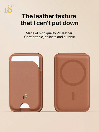 D8 Magnetic Wallet Stand – Slim MagSafe Card Holder & Phone Stand