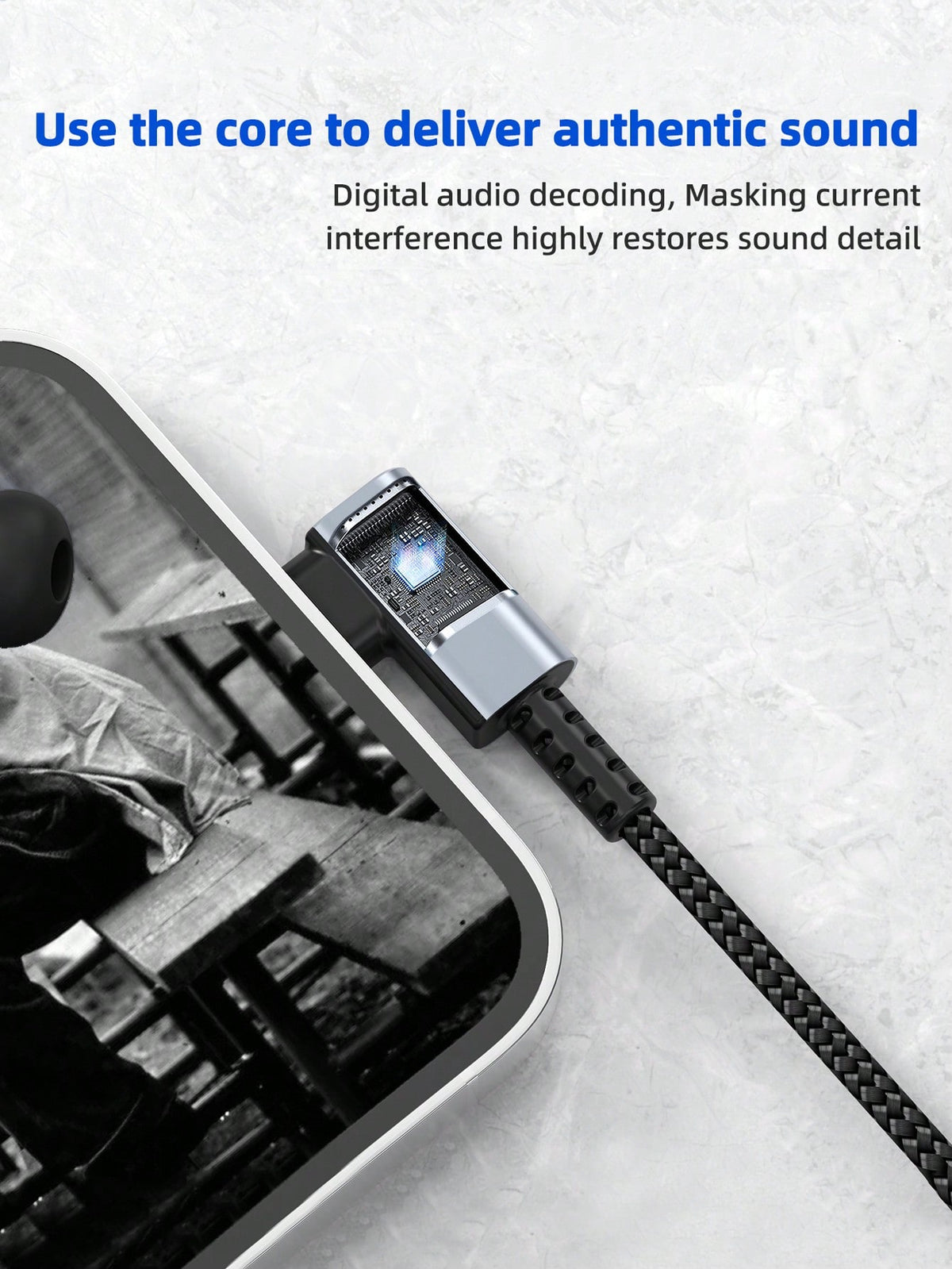 D8 USB-C to 3.5mm DAC Headphone Adapter