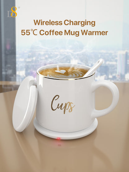 Dynamic8 Wireless Charging 55℃ Thermostatic Coffee Mug - PC Material