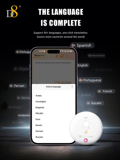 D8 AI Translator Recorder – Real-Time Translation & Voice Recording