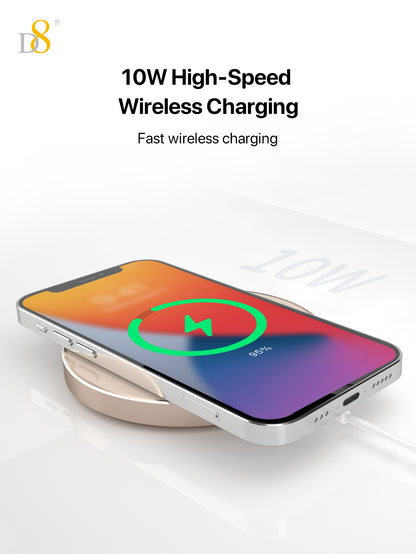 Dynamic8 3 in 1 Magnetic Wireless Charging Station (PWB-2117) - Glass & Aluminum