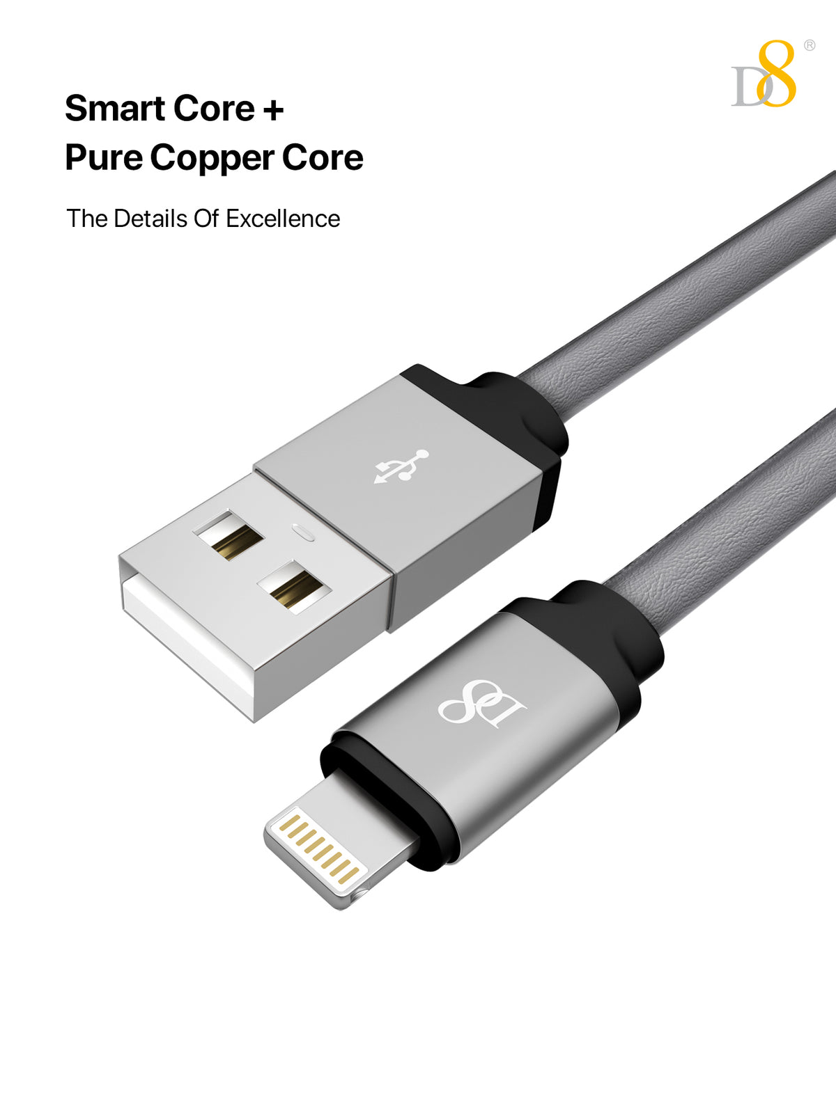 PU Wrapped Lightning Power & Sync Cable