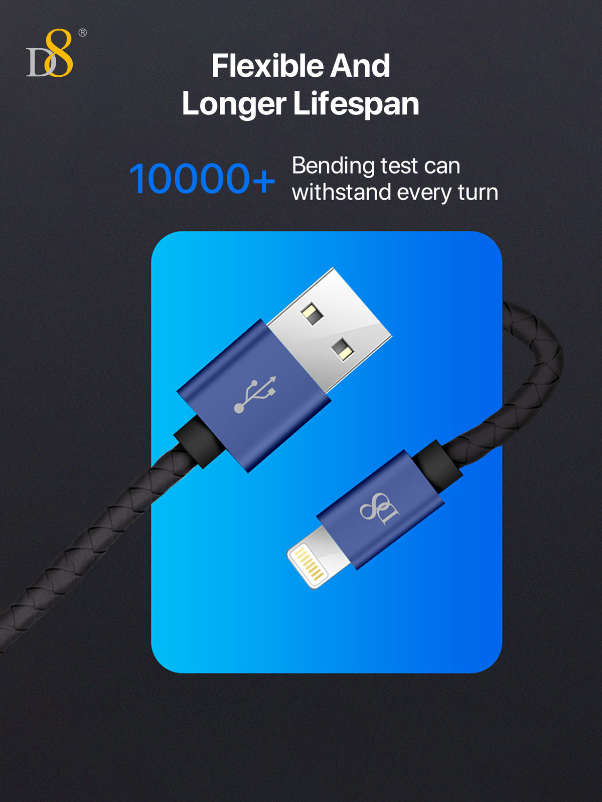MFi Leather Fast Lightning to USB Cable