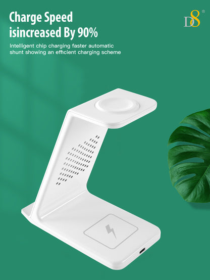 3-in-1 Wireless Charging Station | Phone & Smart Watch Charger