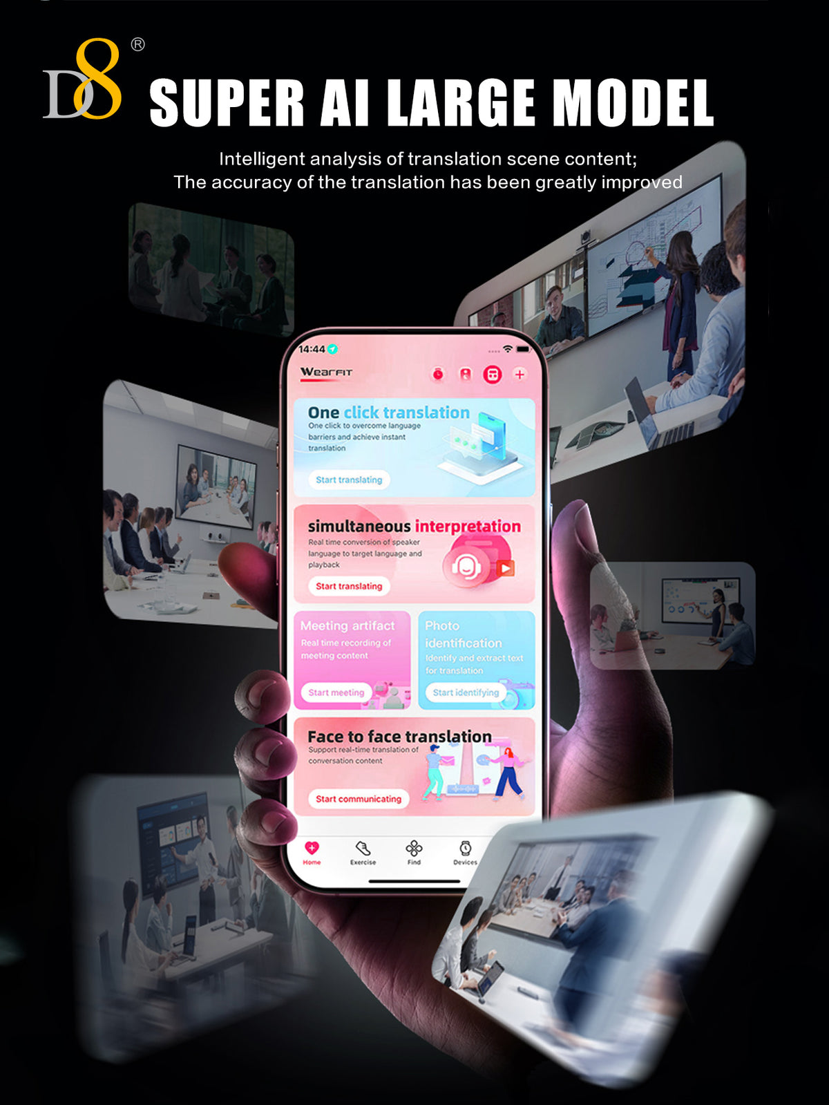 D8 AI Translator Recorder – Real-Time Translation & Voice Recording