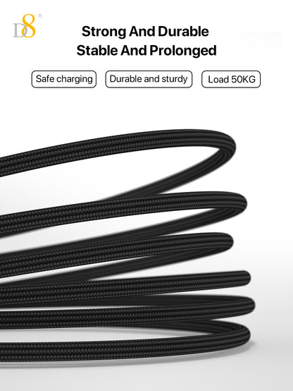 Nylon Braided Type-C to USB Cable | Dynamic8