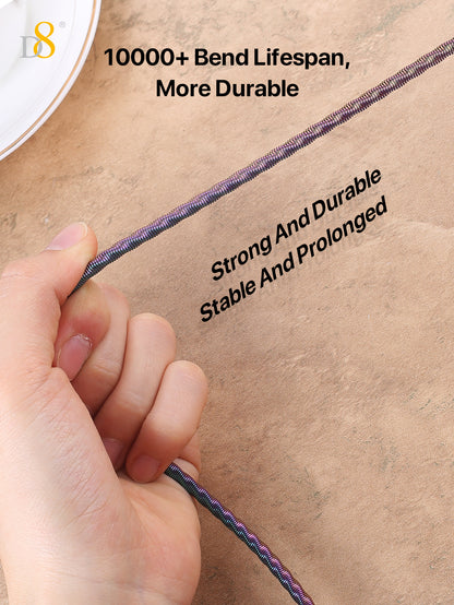 Dazzled Metal Type-C USB Cable - Fast Charging Fancy Color TC