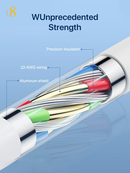 D8 MFi Lightning Power & Sync Cable