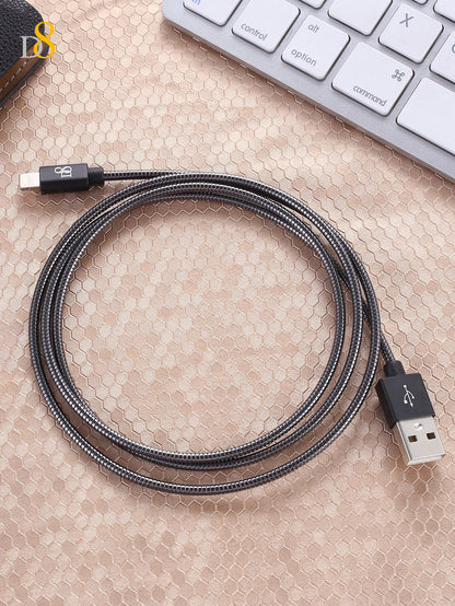 Stainless Jacket MFi Lightning to USB Charging Cable | Dynamic8