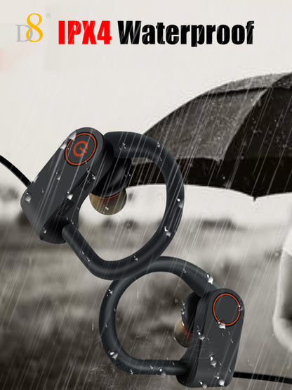 D8 Sports Wireless Earbuds – 10 Hours Playtime, Bluetooth 5.3, Deep Bass