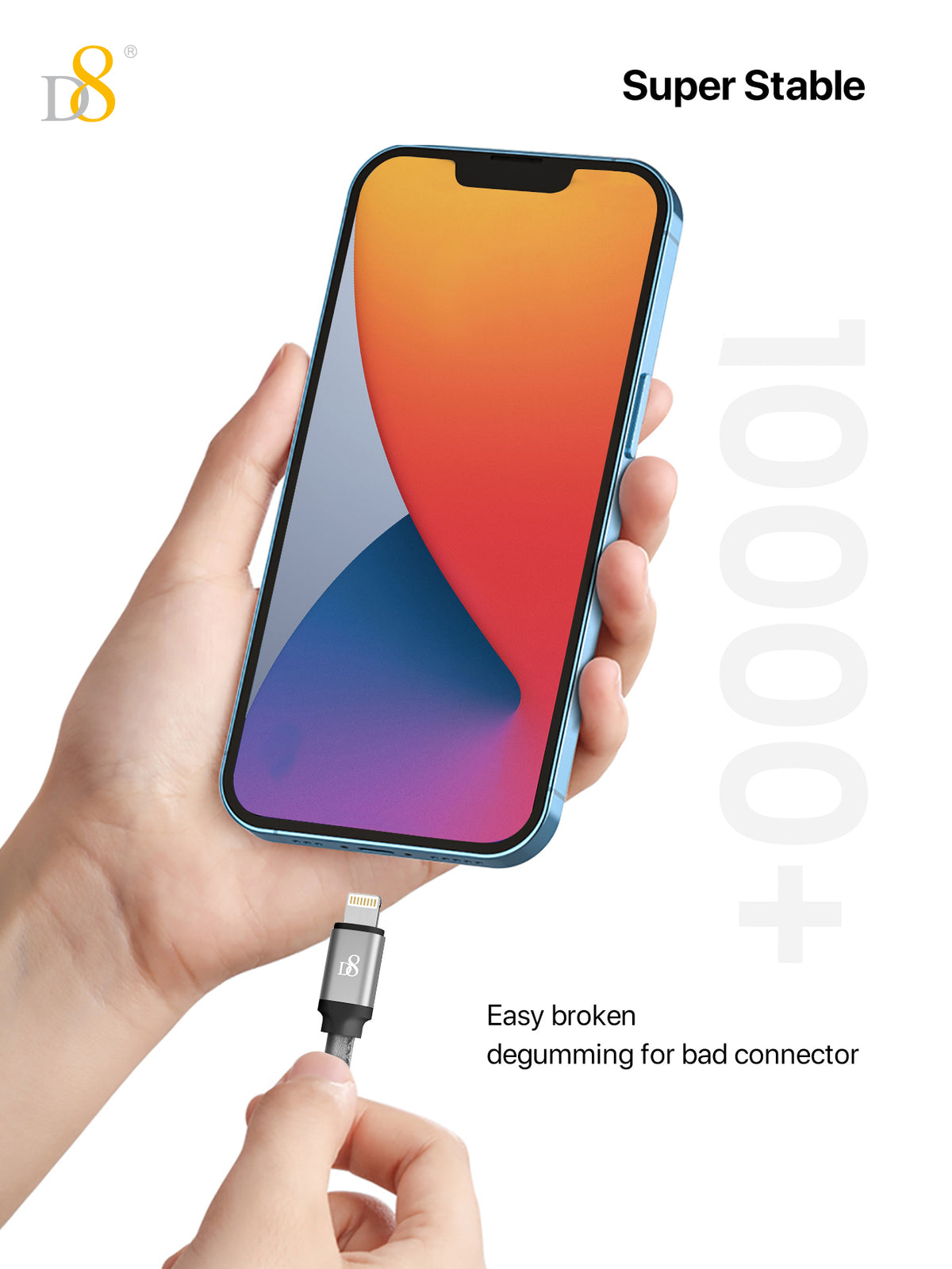 PU Wrapped Lightning Power & Sync Cable