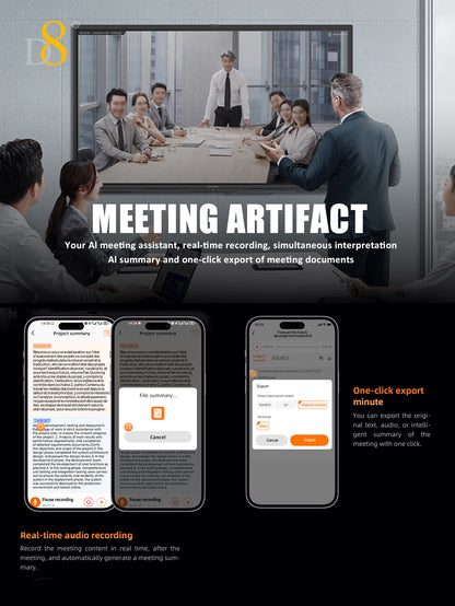 D8 AI Translator Recorder – Real-Time Translation & Voice Recording