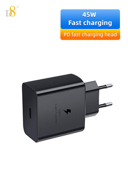 D8 45W USB-C Wall Charger – Fast Charging for iPhone, MacBook, iPad, Samsung