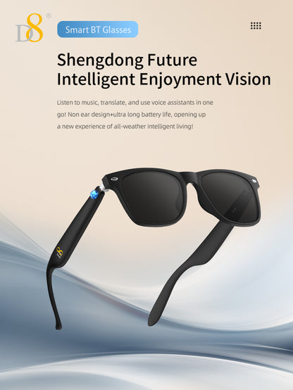 D8 Smart Bluetooth Glasses UV400 Voice Control