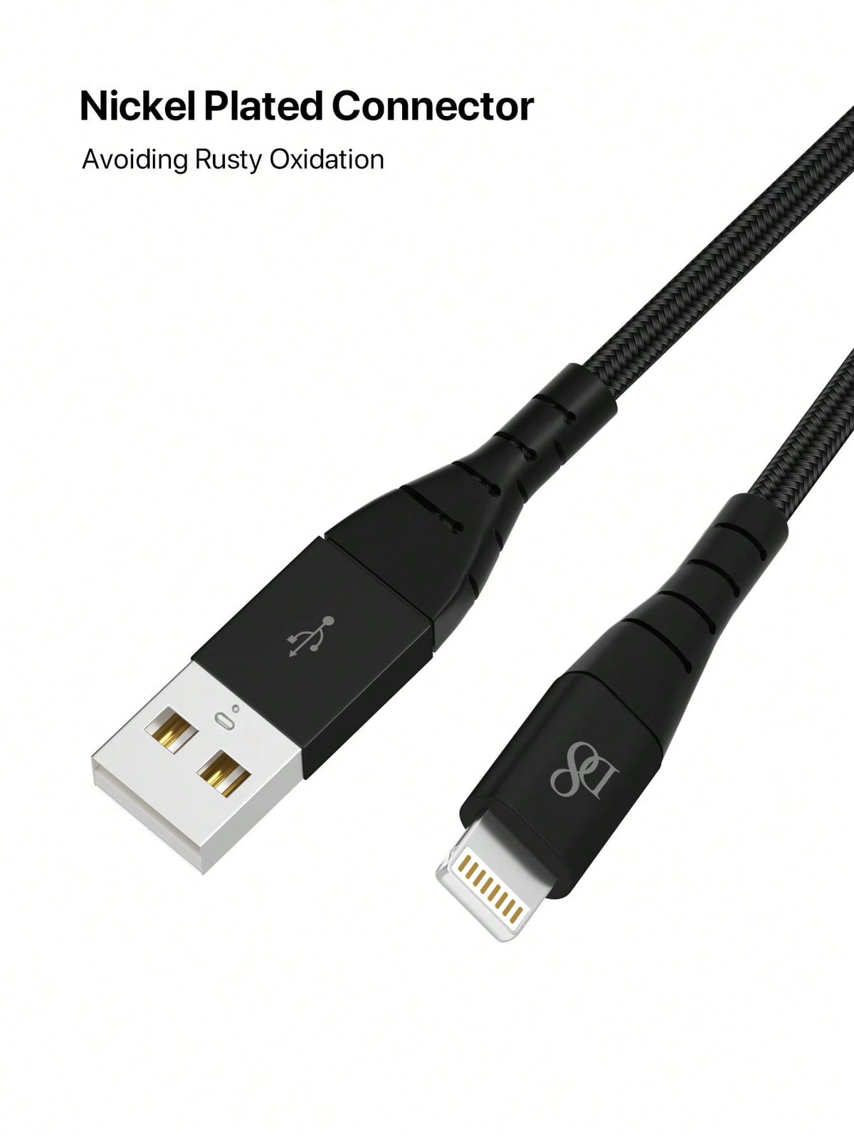 
Apple MFi certified Dynamic8 USB-A to Lightning cable for iPhone, 3.3ft premium nylon
