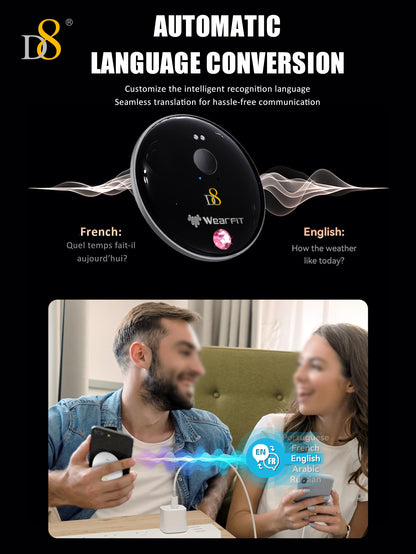 D8 AI Translator Recorder – Real-Time Translation & Voice Recording